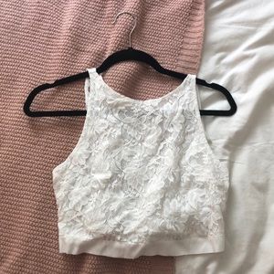 Lace crop top